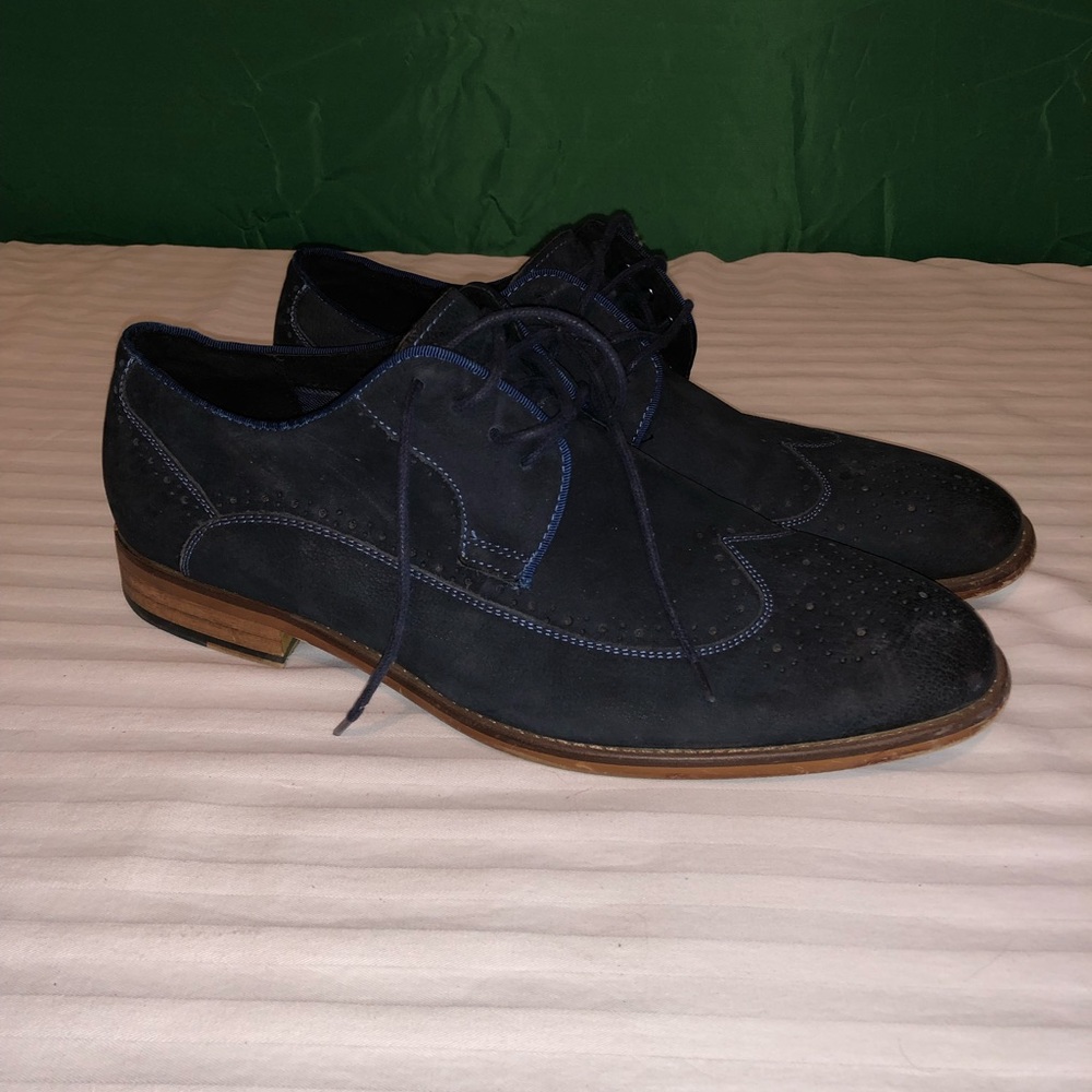 Steve Madden Navy Blue Oxfords